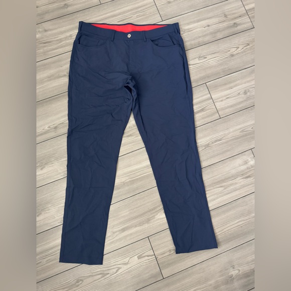 Redvanly Kent Pull-On Trouser In Navy - Picture 4 of 10